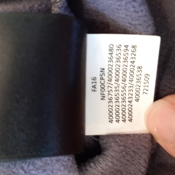 EUC The North Face Womens Quarter Zip Sweatshirt Purple Sz XS - Picture 6 of 9